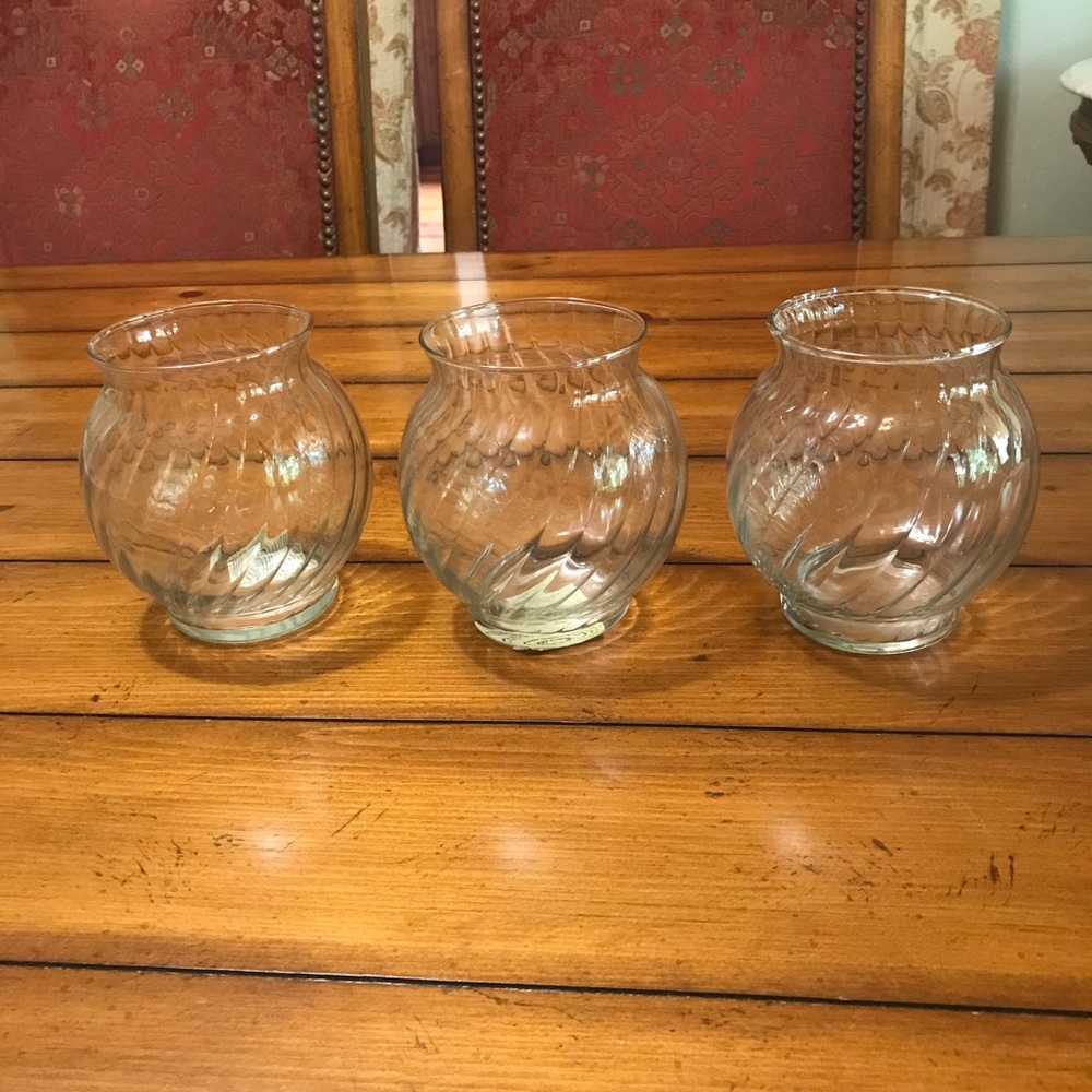 Three 5 inch vases